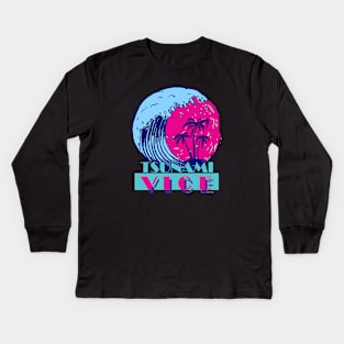 TSUNAMI VICE Kids Long Sleeve T-Shirt